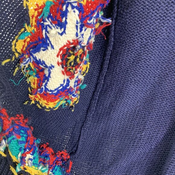 Vintage 90s Grandma Sweater Cardigan Women's sz S Small Knit Retro Cottagecore - Picture 11 of 16